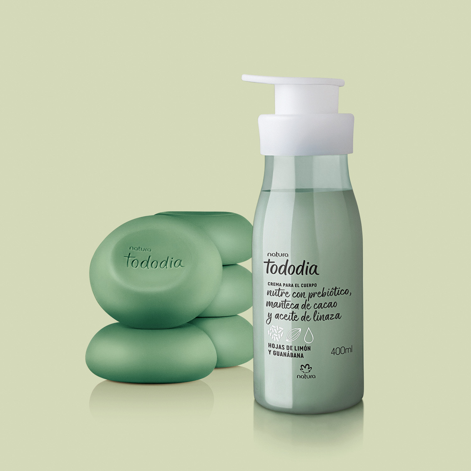 Kit Hidratante y Jabón en Barra Tododia Hojas de Limón y Guanábana