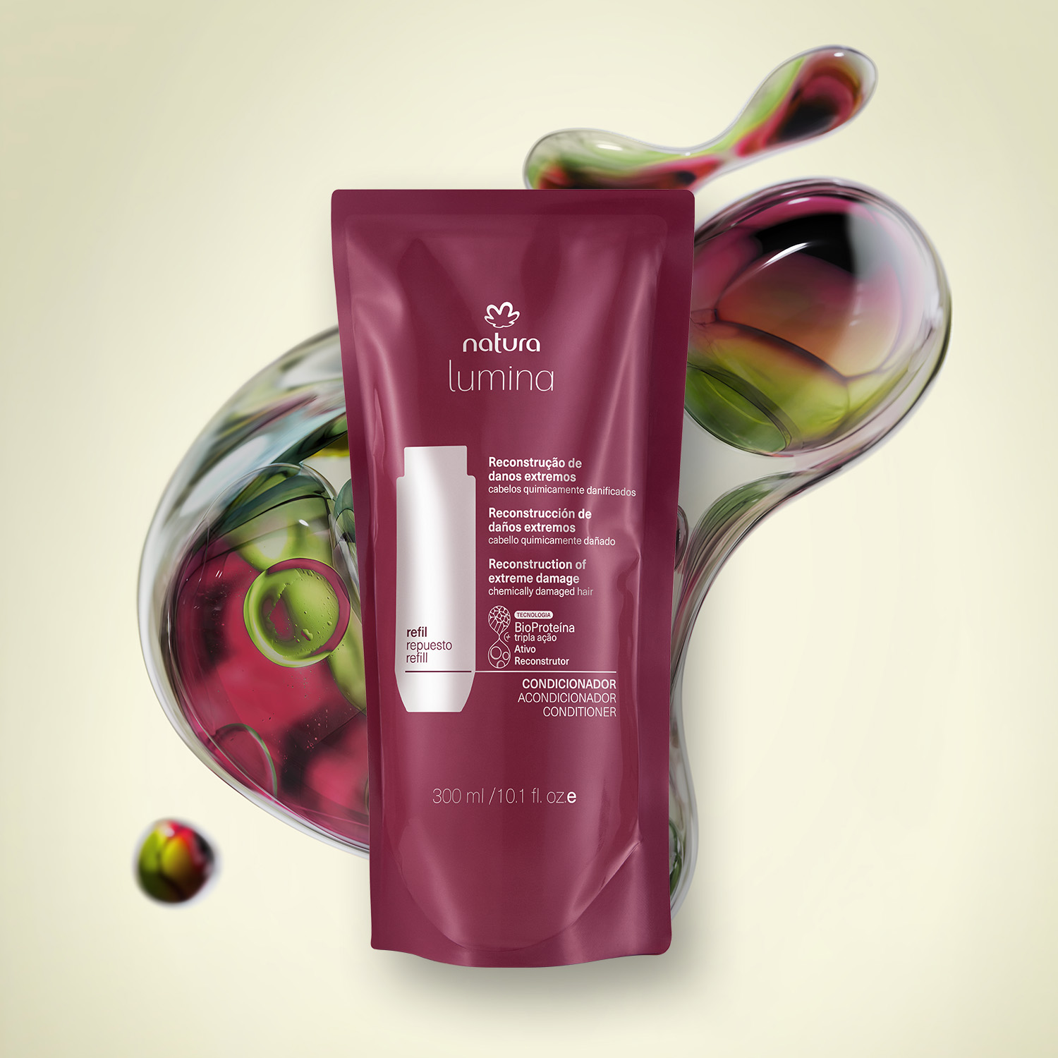 Repuesto Lumina Acondicionador provitalidad reconstrucción de daños extremos 300 ml