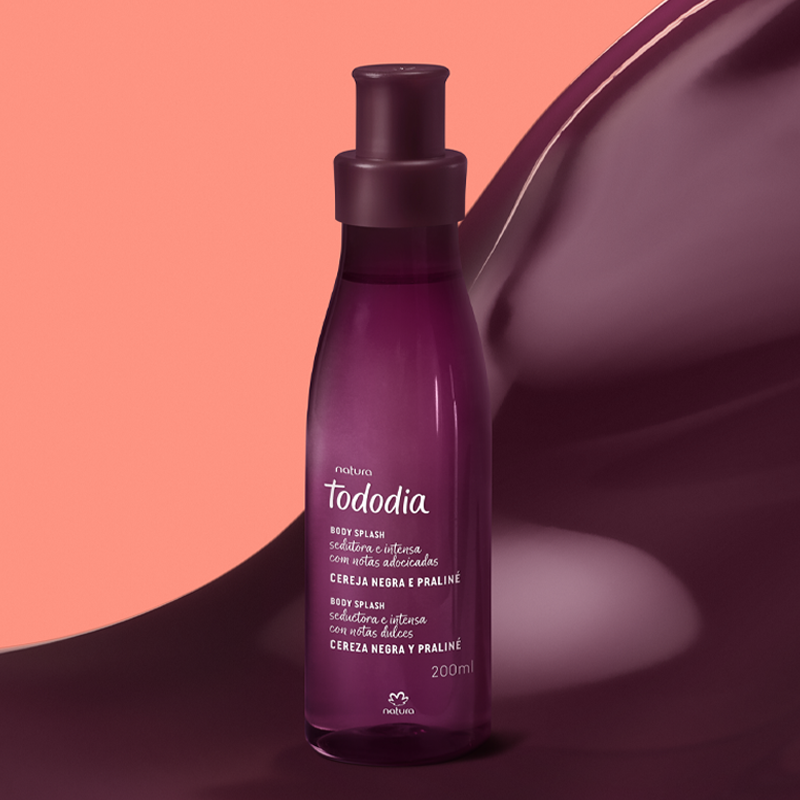 Tododia Body splash cereza negra y almendras dulces 200 ml