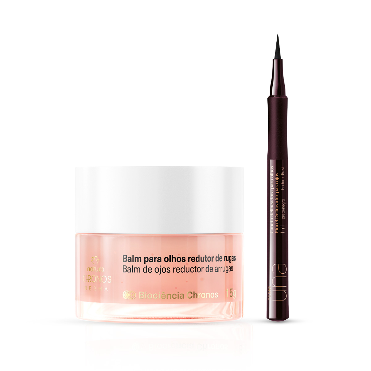 Kit Ojos Bálsamo Reductor de Arrugas y Delineador