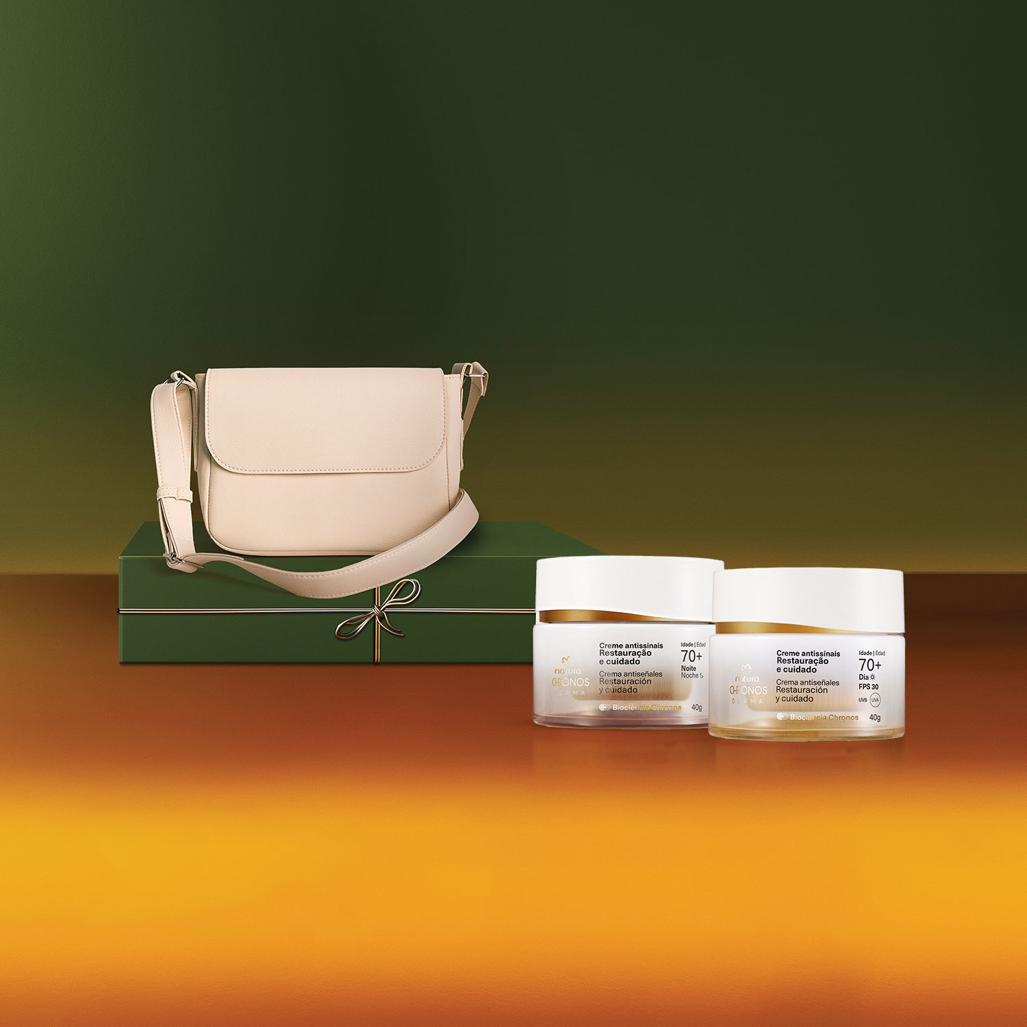 Regalo Natura Chronos Derma Antiseñales con Crossbody 70+