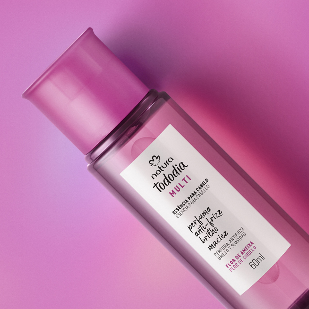 Tododia Esencia para cabello ciruela y flor de vainilla 60 ml