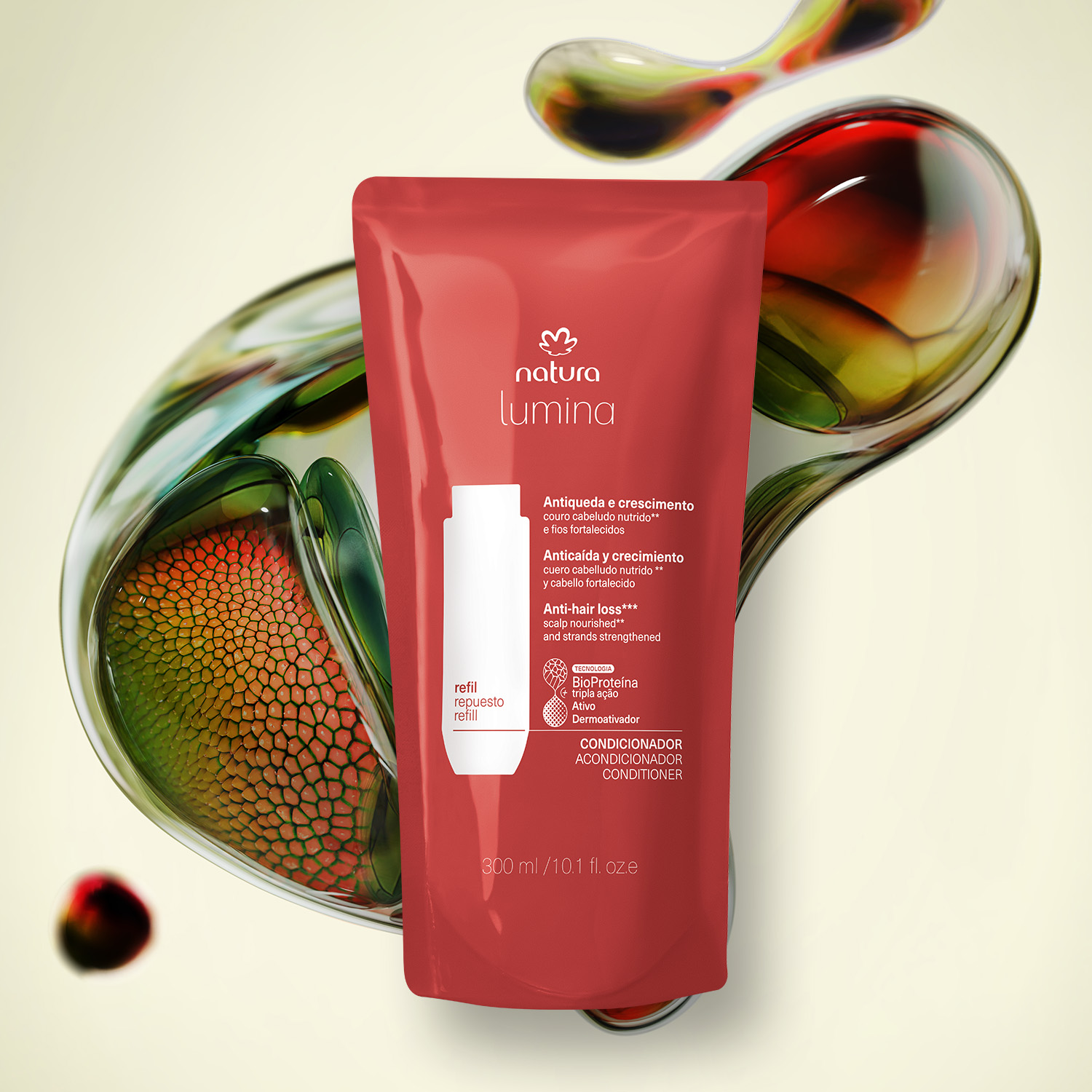 Repuesto Lumina Acondicionador fortificante anticaída y crecimiento 300 ml