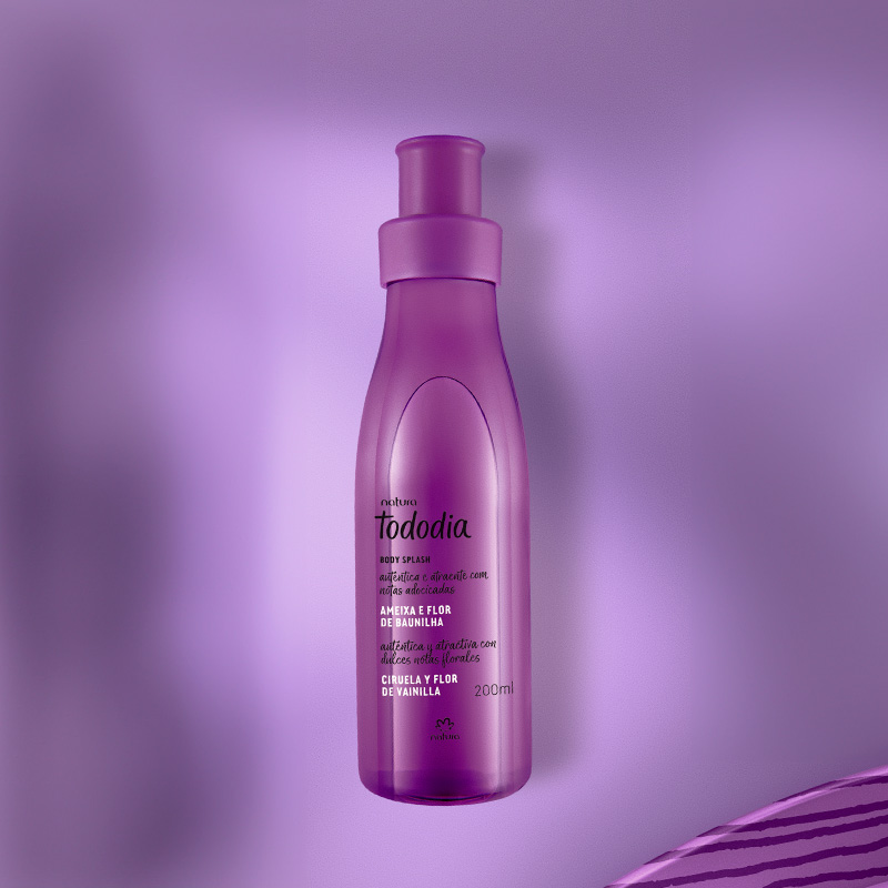 Tododia Body splash ciruela y flor de vainilla 200 ml