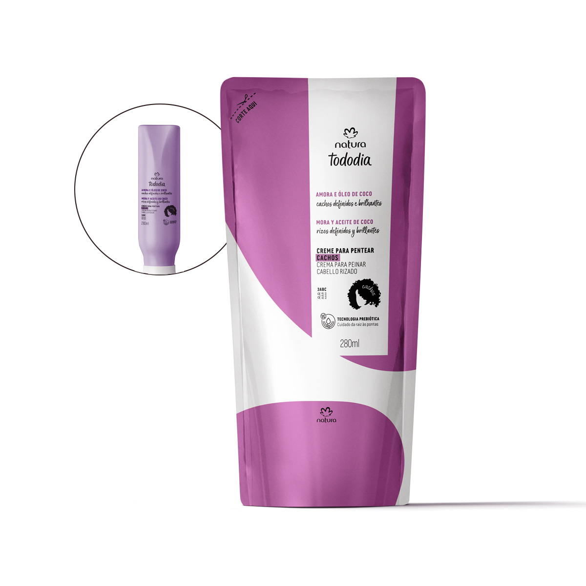 Tododia Crema para peinar rizos 280 ml