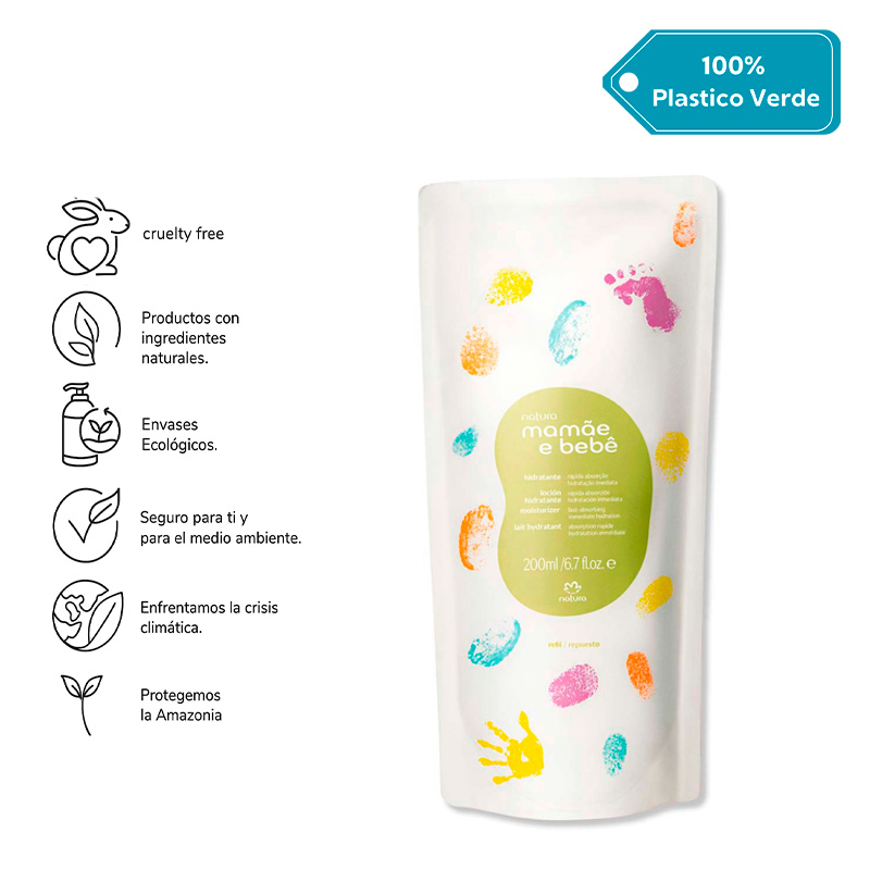 Repuesto Mamá y Bebé Loción hidratante protectora  200 ml