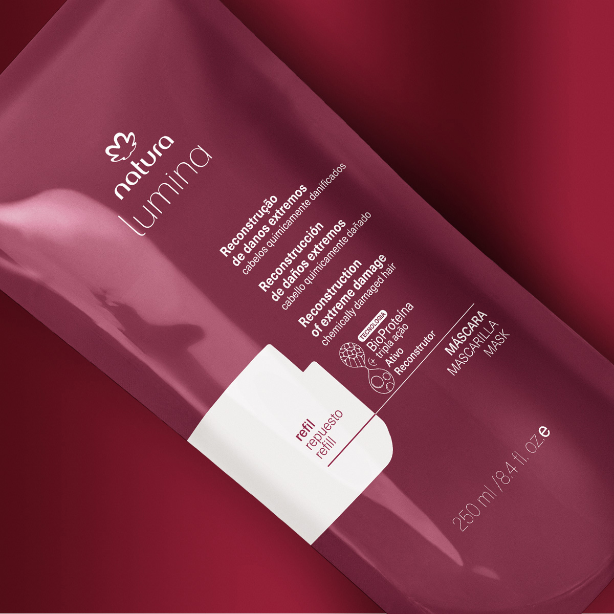 Repuesto Lumina Máscara regeneradora reconstrucción de daños extremos 250 ml