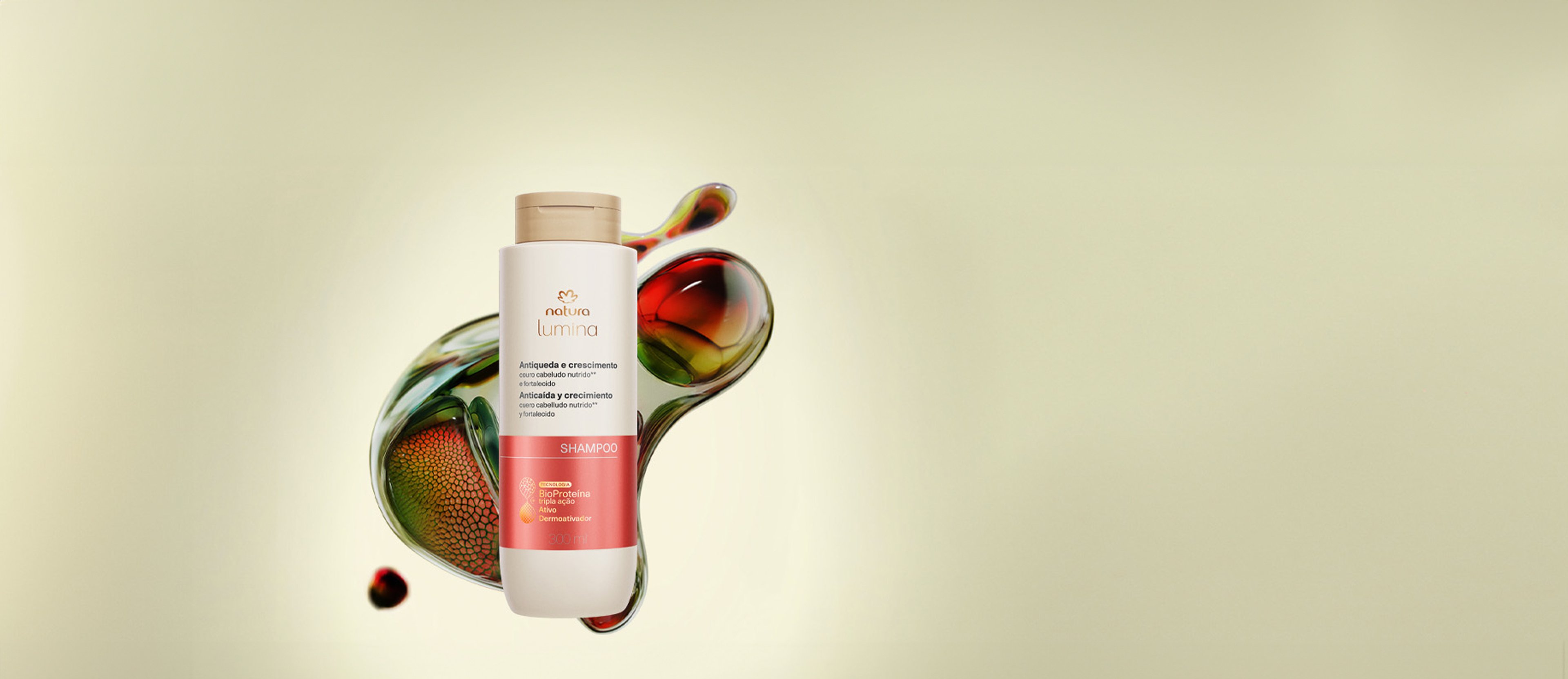 Shampoo Anticaída y Crecimiento Lumina 300ml