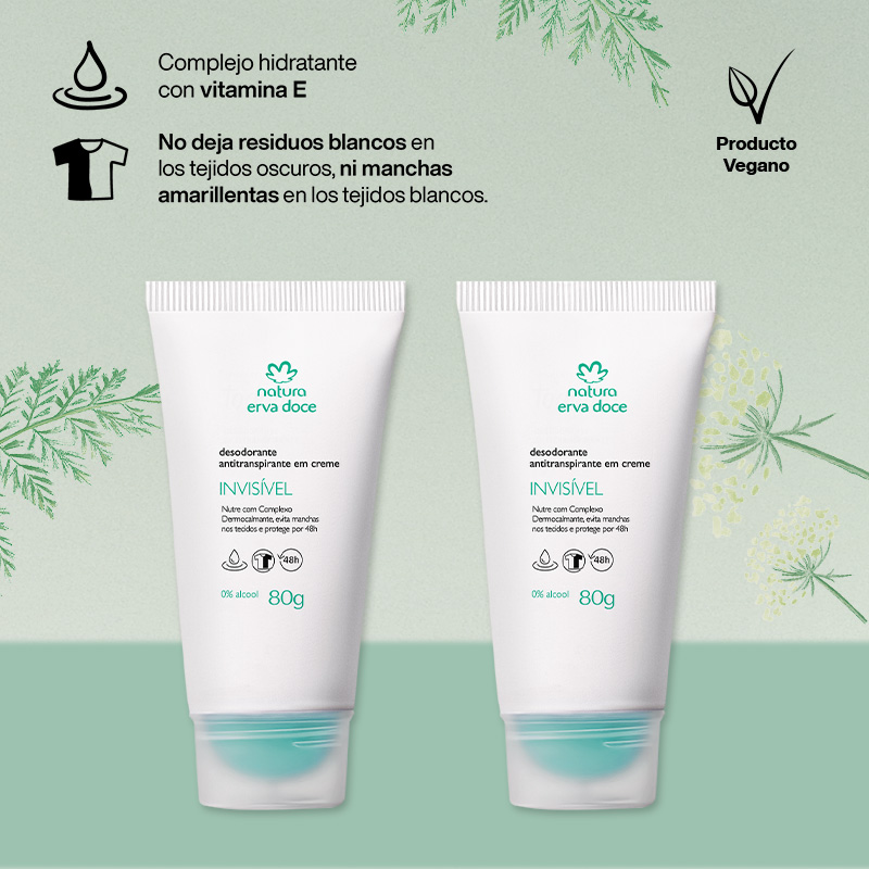 Kit Erva Doce desodorantes en crema
