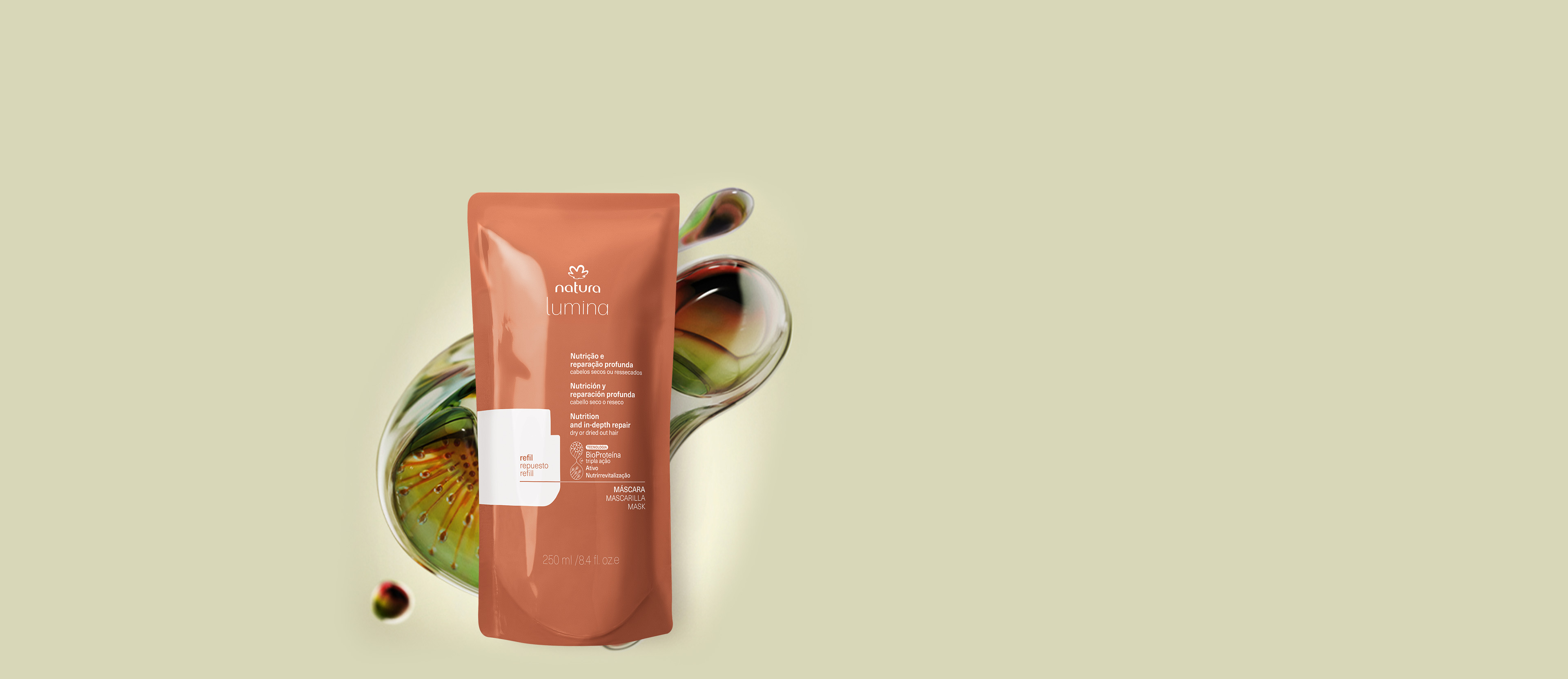 Repuesto Lumina Máscara reparadora reparación y nutrición 250 ml