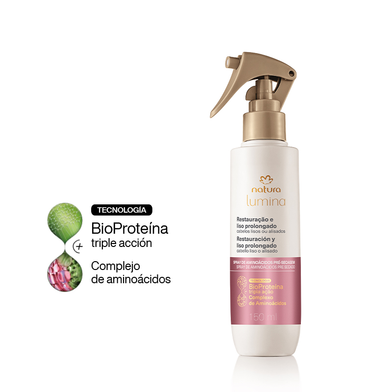 Lumina Spray de aminoácidos pre-secado restauración y lisos prolongados 150 ml