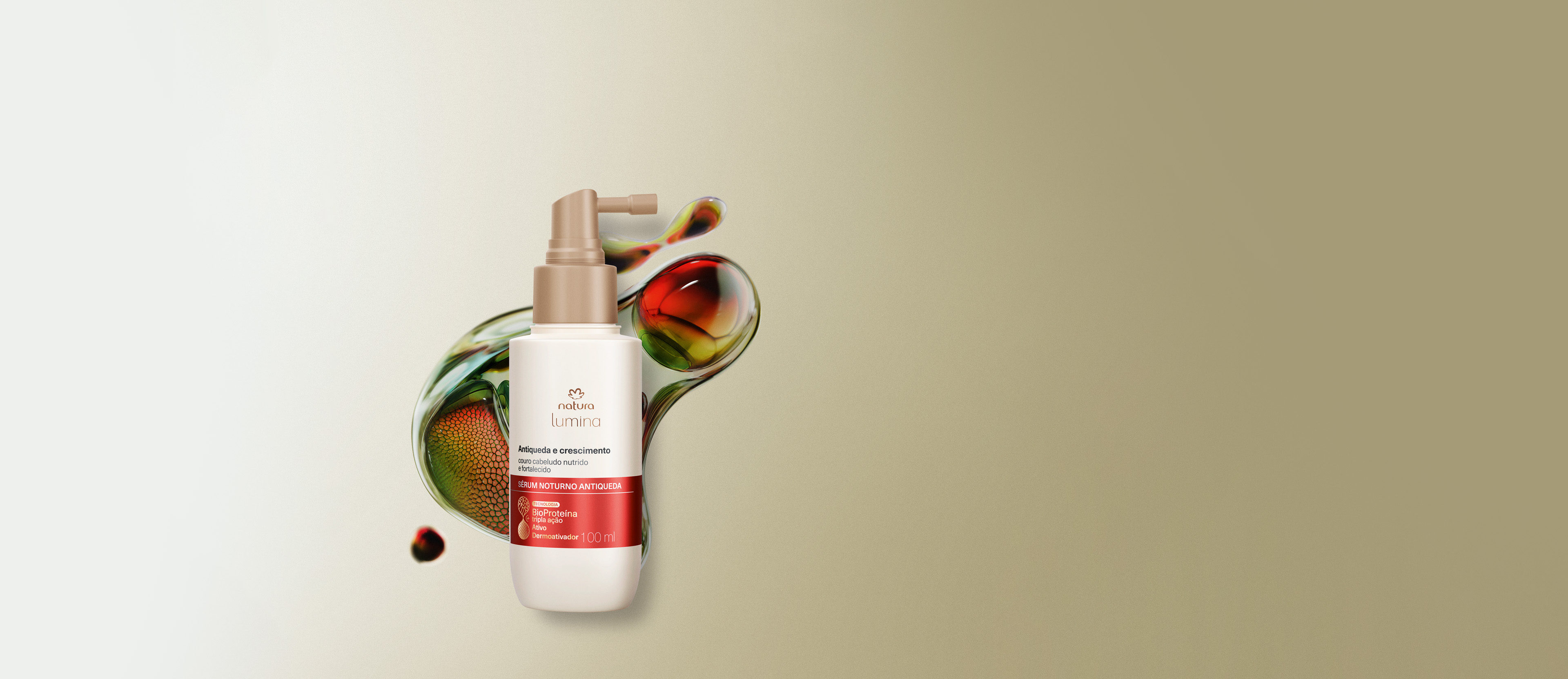 Lumina Serum nocturno anticaída anticaída y crecimiento 100 ml