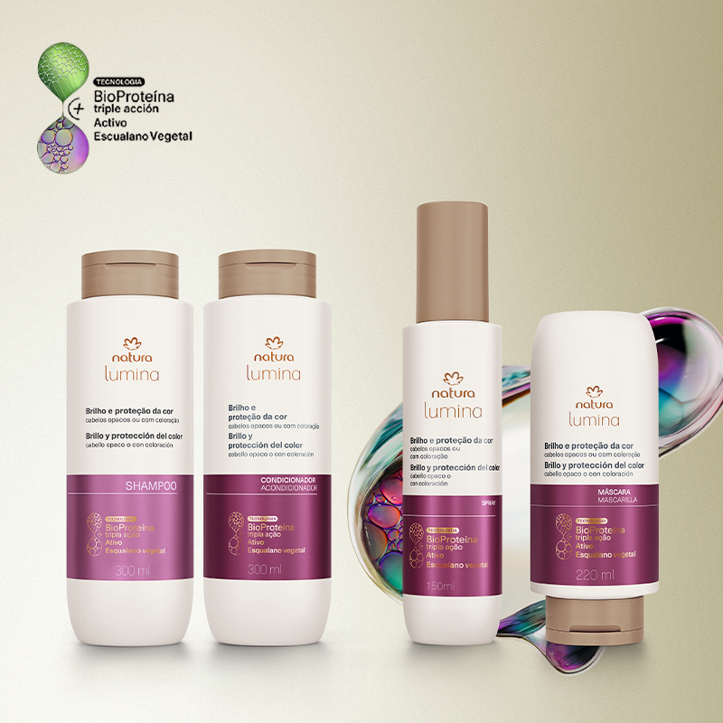 Kit Lumina brillo y protección del color tratamiento intenso