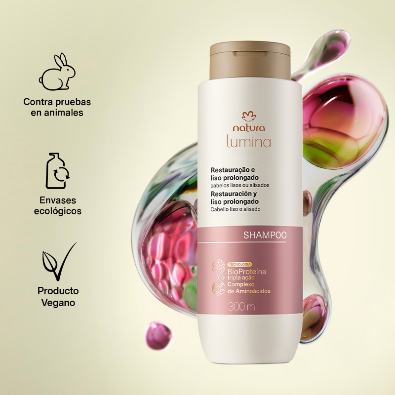 Lumina Shampoo restaurador restauración y lisos prolongados 300 ml