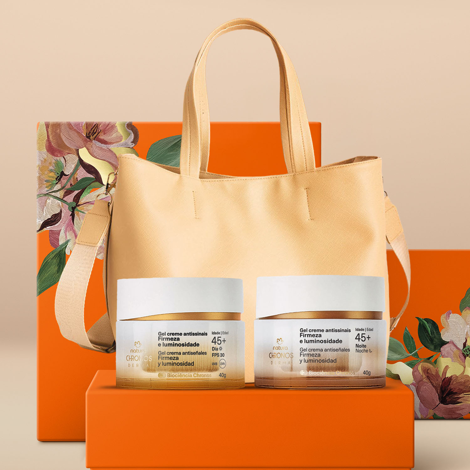 Regalo Madres Rutina 45+ (1 crema de día + 1 crema de noche + 1 cartera)