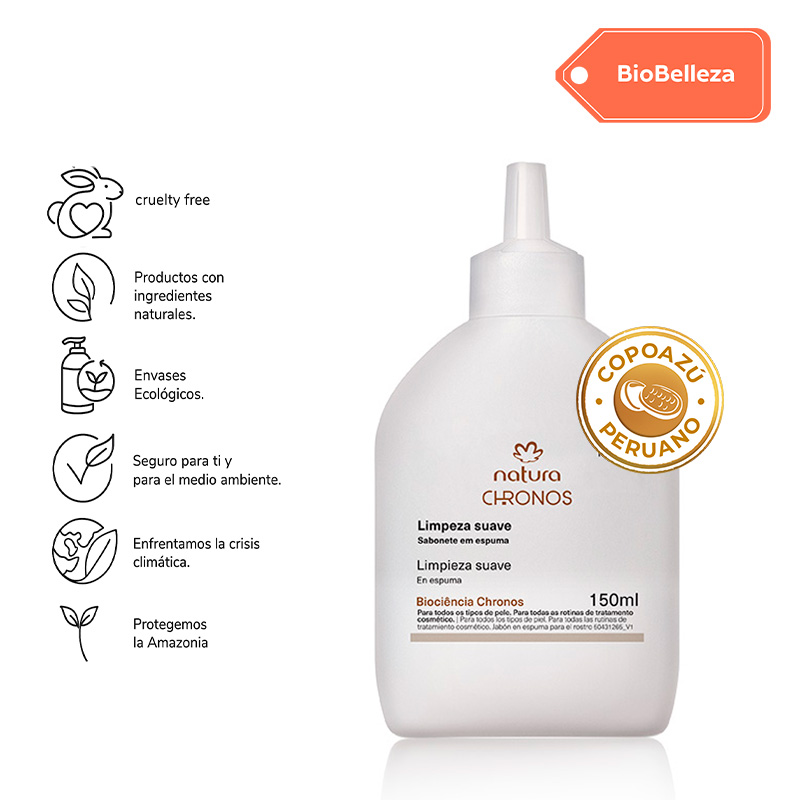 Repuesto Chronos Derma Espuma de limpieza suave  150 ml