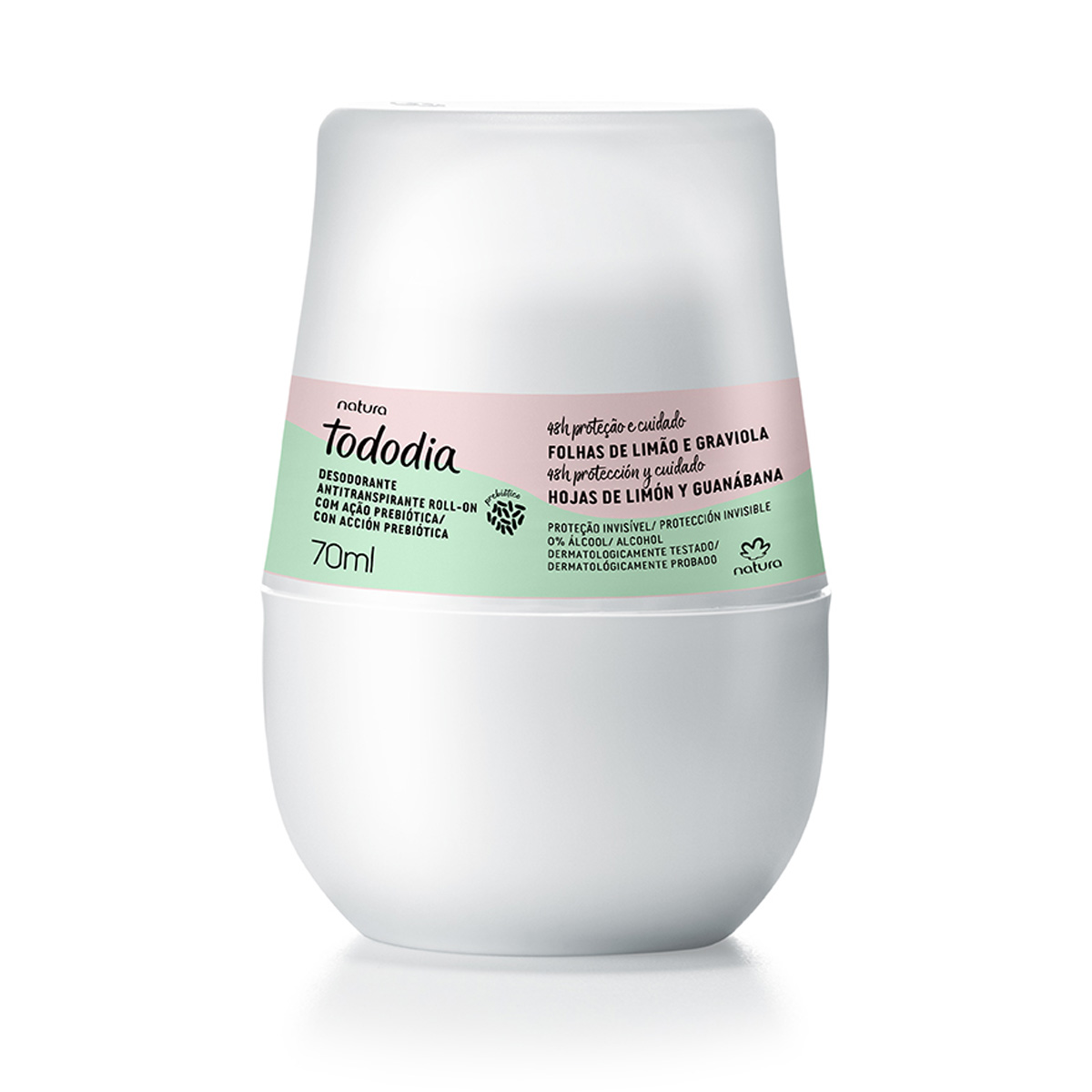 Tododia Desodorante antitranspirante roll-on hojas de limón y guanábana 70 ml