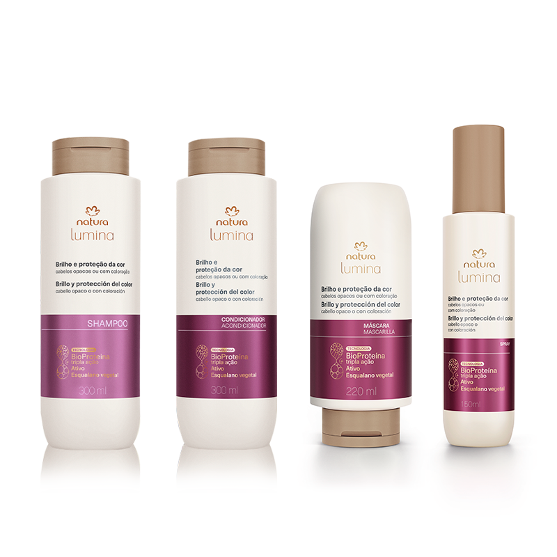 Kit Lumina brillo y protección del color tratamiento intenso