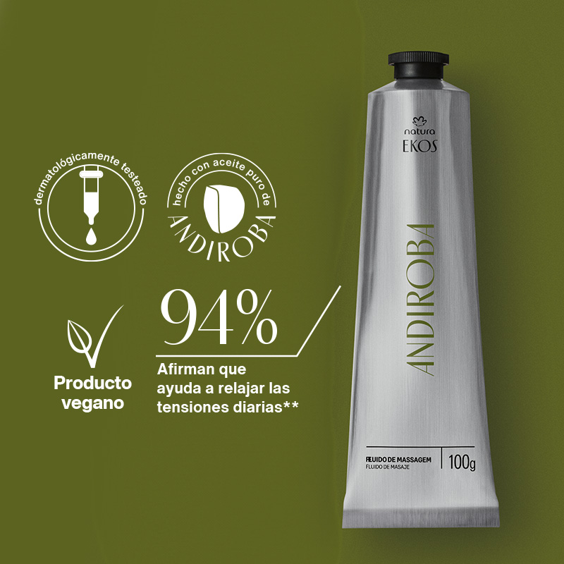 Fluido de Masaje Corporal Ekos Andiroba