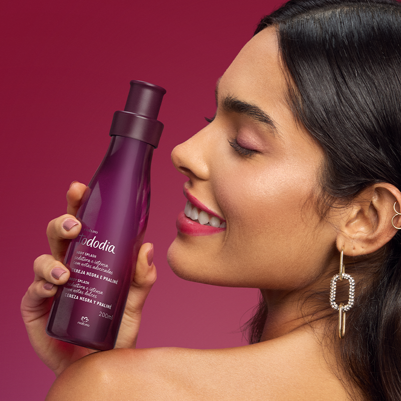 Tododia Body splash cereza negra y almendras dulces 200 ml
