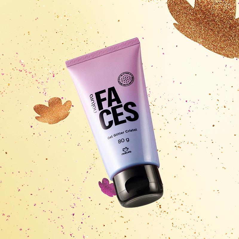Faces Gel glitter cristal 80 g