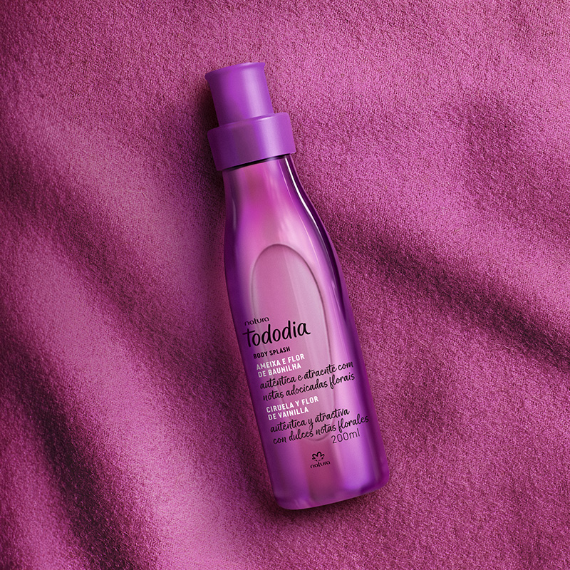 Tododia Body splash ciruela y flor de vainilla 200 ml