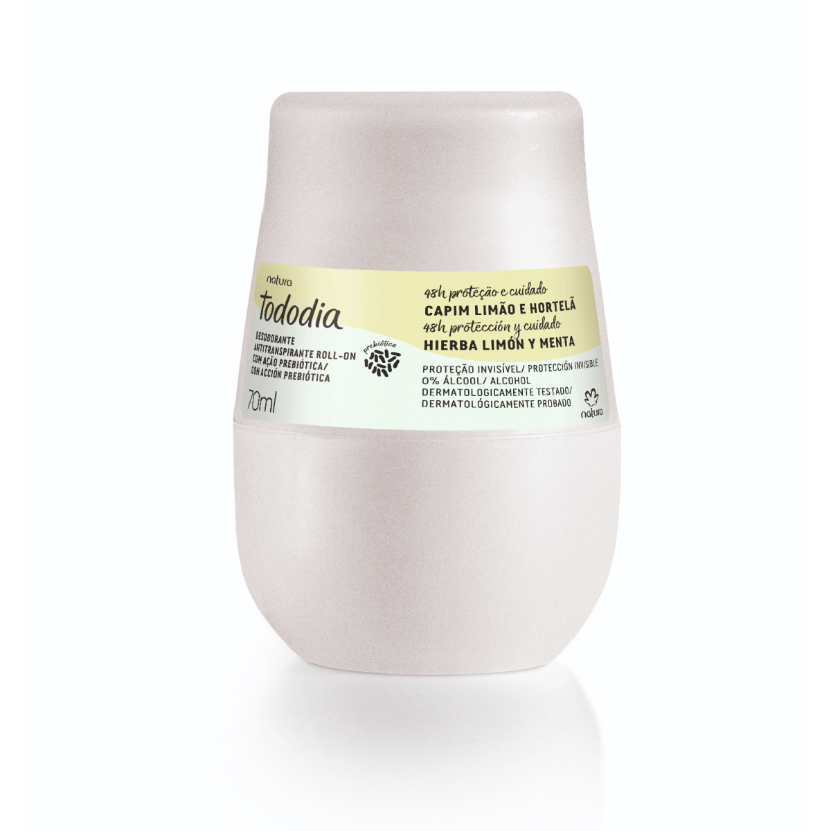 Tododia Desodorante antitranspirante roll-on hierba limón y menta 70 ml