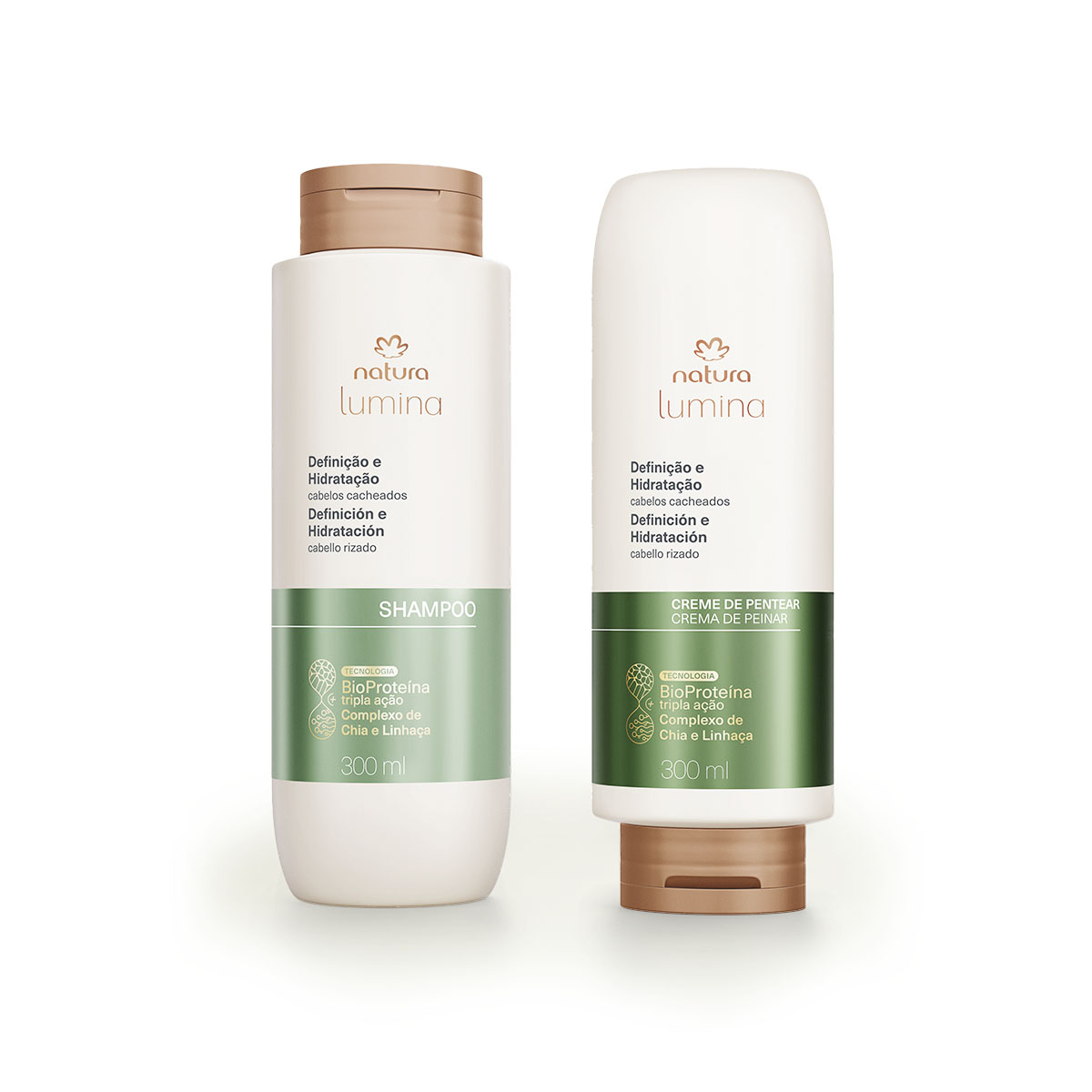 Kit Shampoo y Acondicionador Lumina Definición e Hidratación para Cabellos Rizados