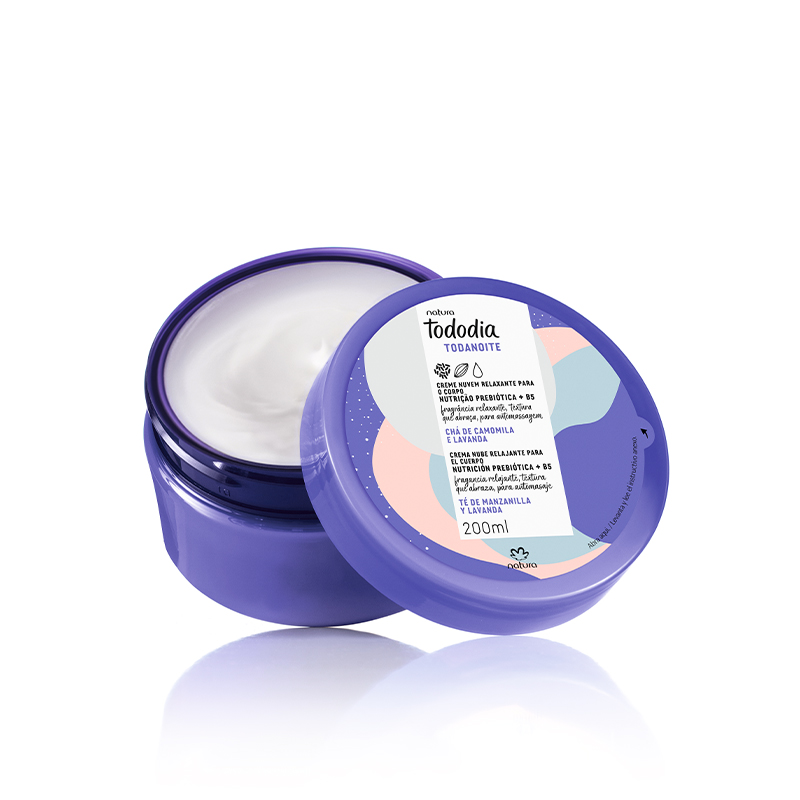 Tododia Crema nube relajante té de manzanilla y lavanda 200 ml
