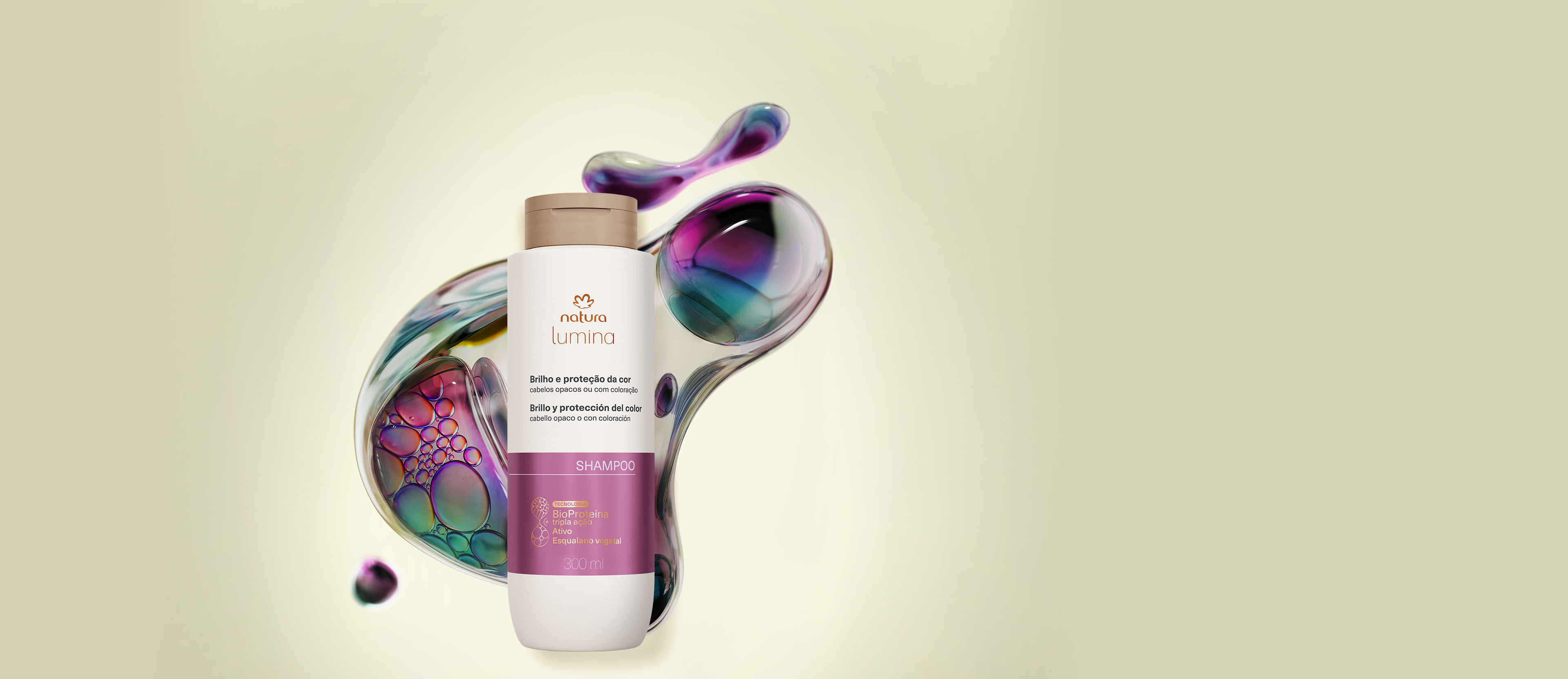Lumina Shampoo revitalizante brillo 300 ml