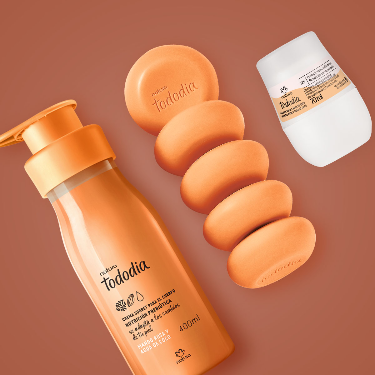 Regalo Rutina Tododia Mango Rosa y Agua de Coco