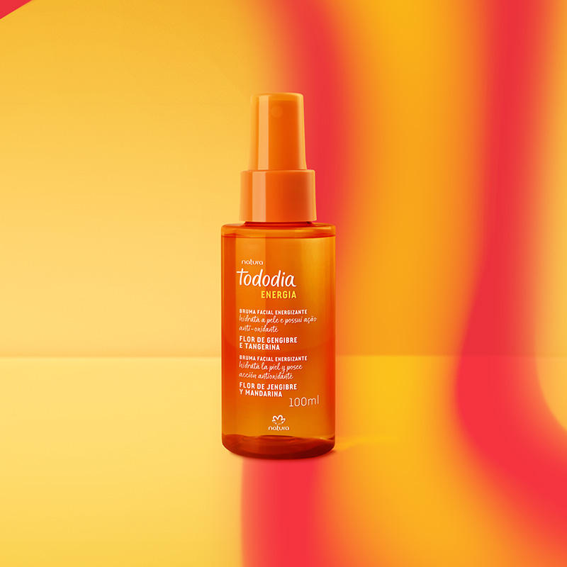 Tododia Bruma facial energizante flor de jengibre y mandarina 100 ml