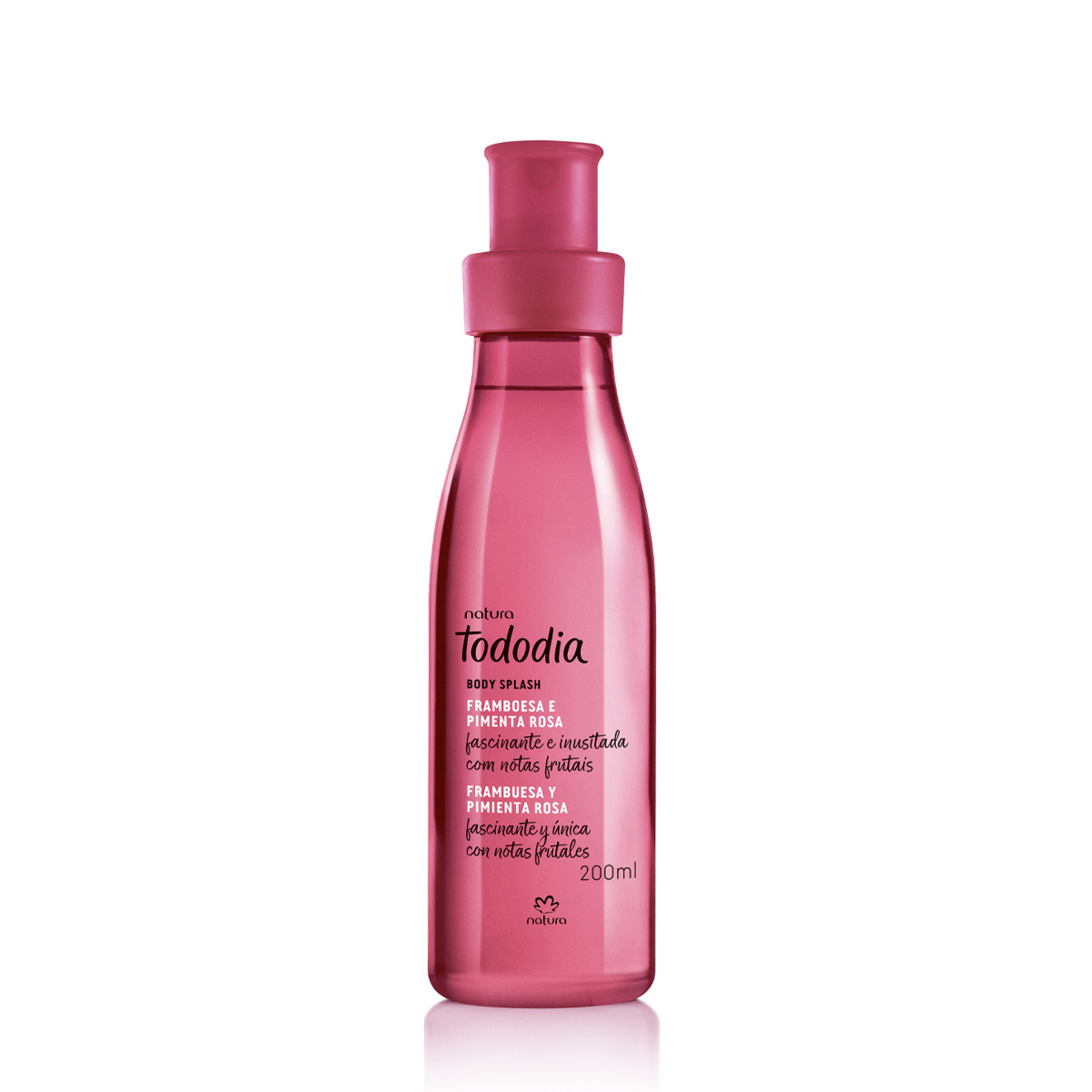 Body splash Frambuesa y Pimienta Rosa Tododia 200ml