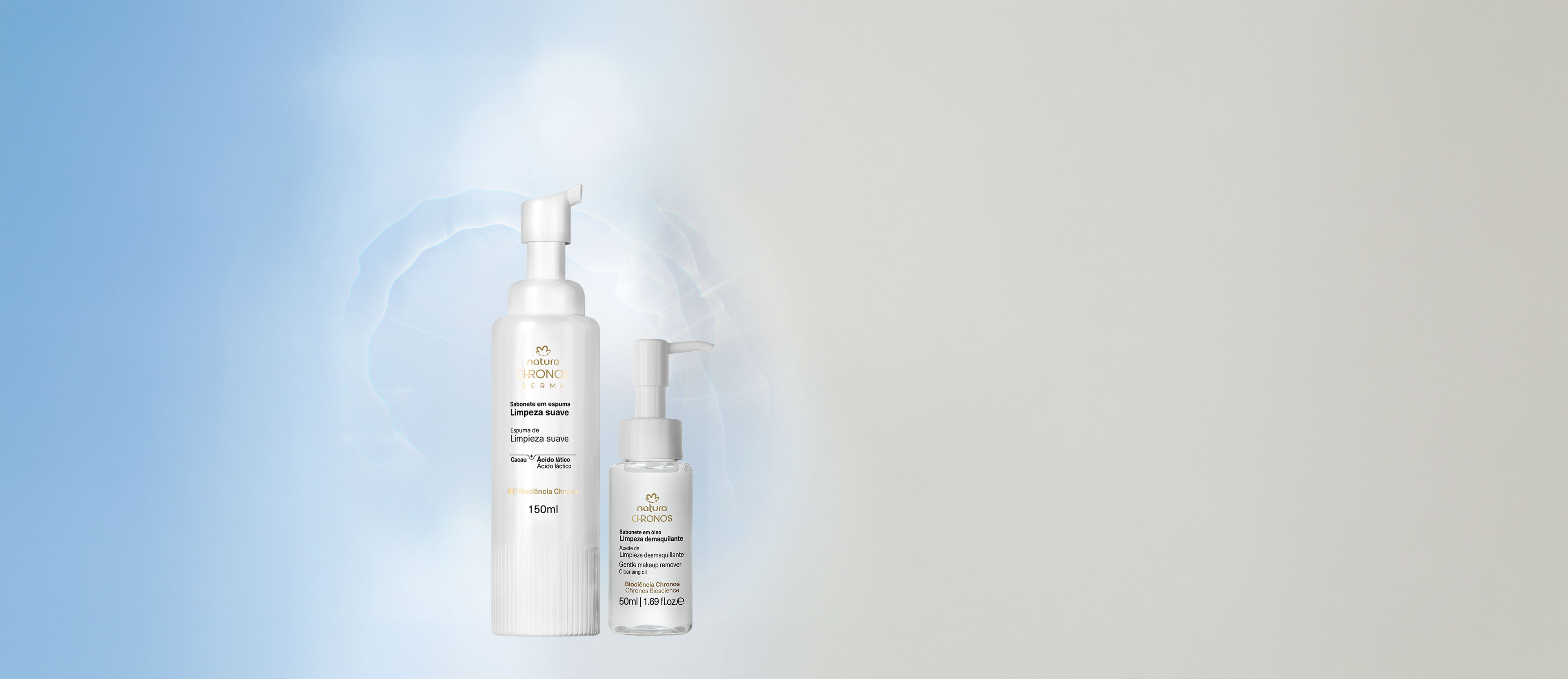 Kit Limpieza Facial Jabón en Espuma y en Aceite Chronos Derma