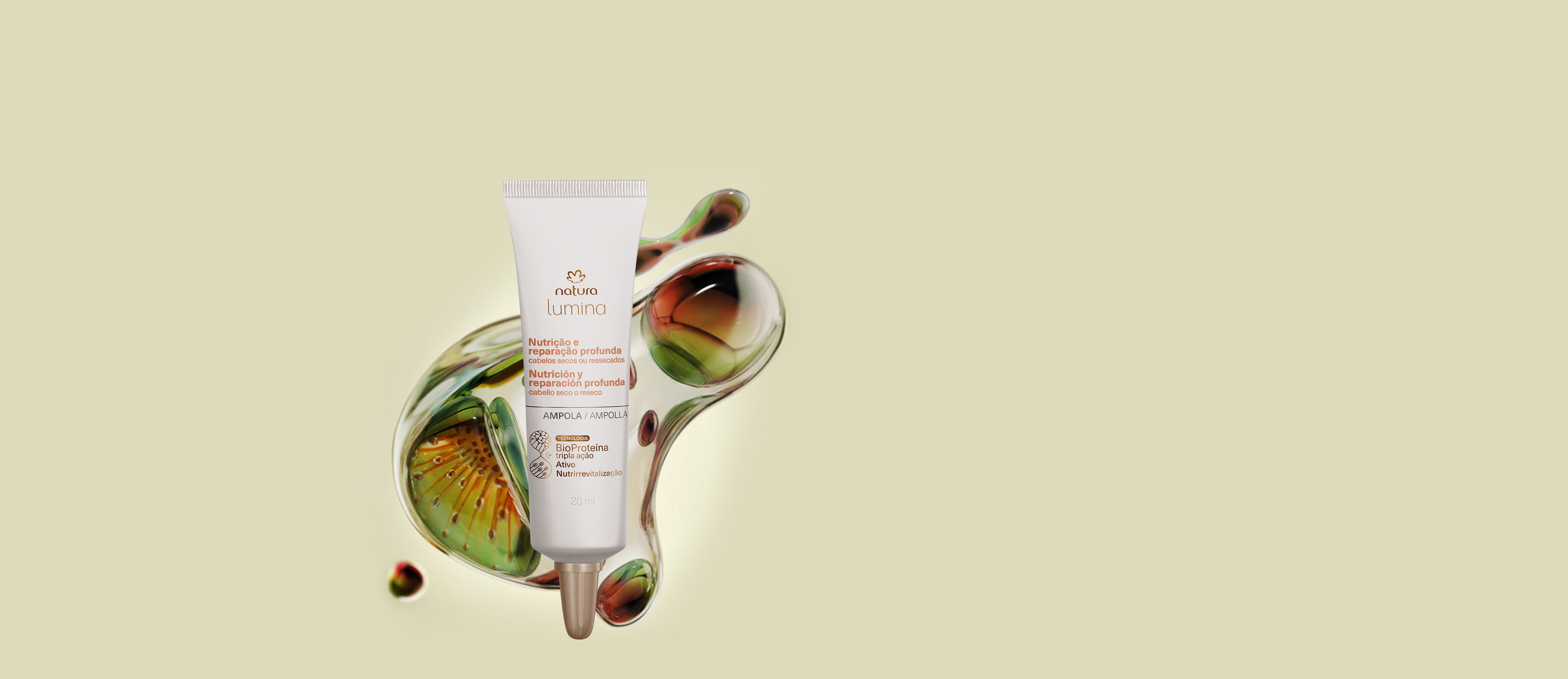 Lumina Ampolla reparación instantánea limpieza y nutrición 20 ml