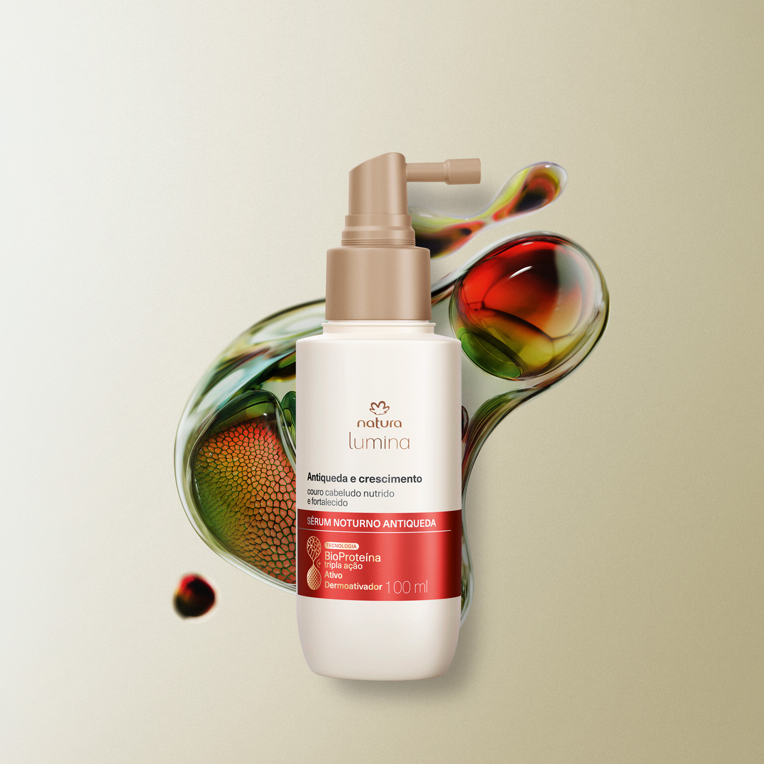 Lumina Serum nocturno anticaída anticaída y crecimiento 100 ml