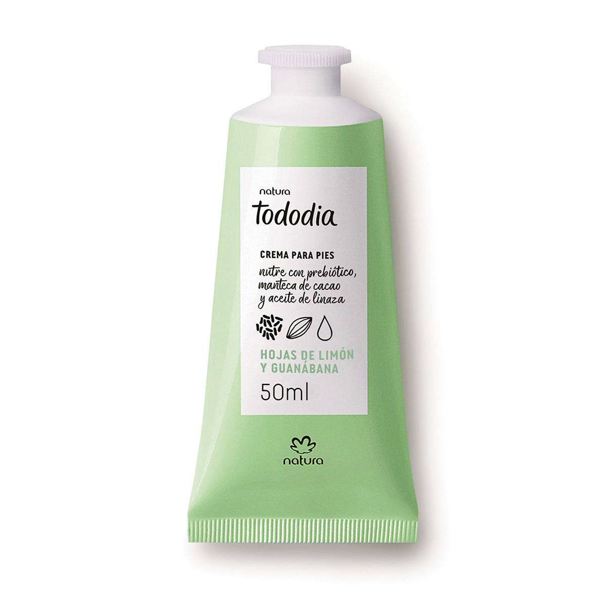 Tododia Crema nutritiva para pies hojas de limón y guanábana  50 ml