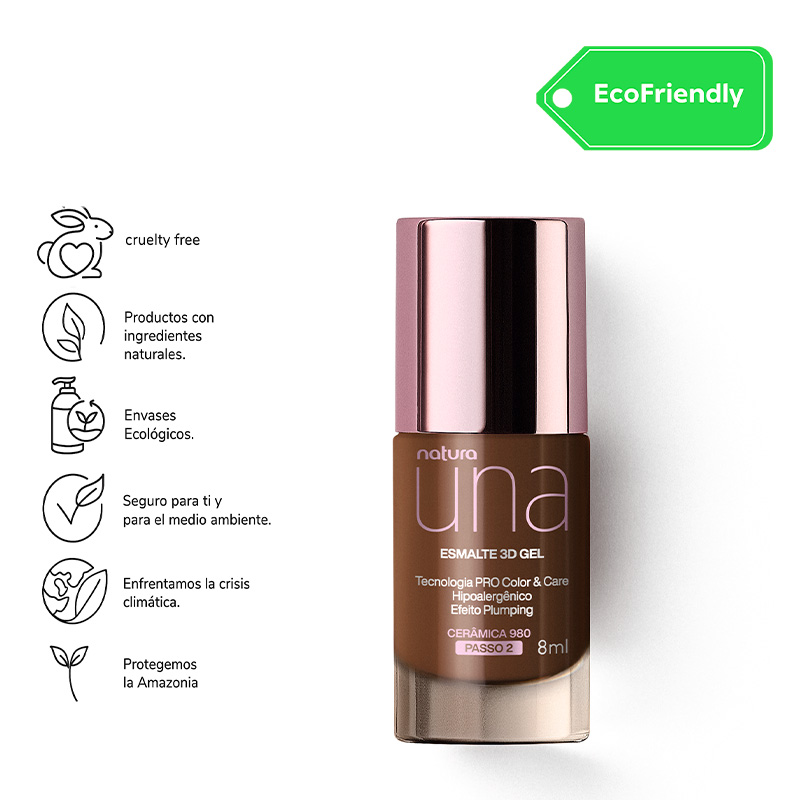 Una Esmalte 3D gel ceramica 980 8 ml