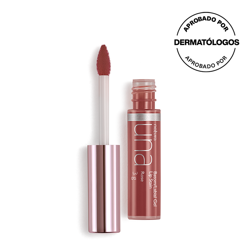 Una Labial gel lip stain rose 3 ml