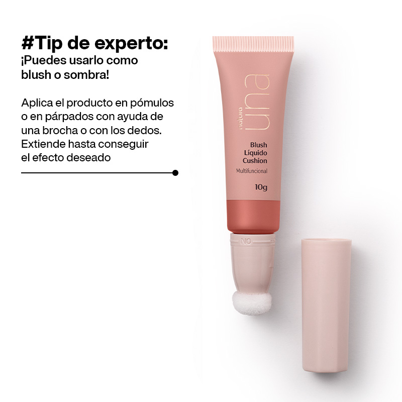 Una Blush líquido cushion peach 10 g