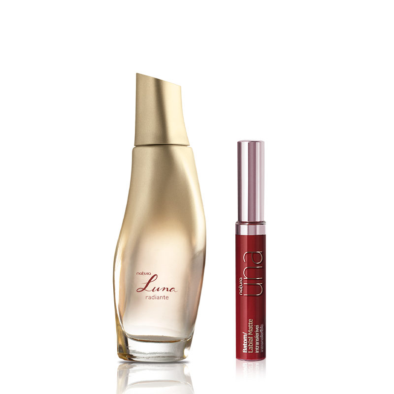 Luna radiante con labial