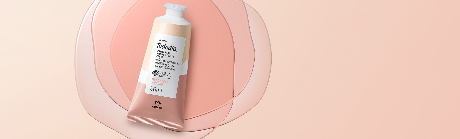 Tododia Crema nutritiva para manos nuez pecán y cacao  50 ml