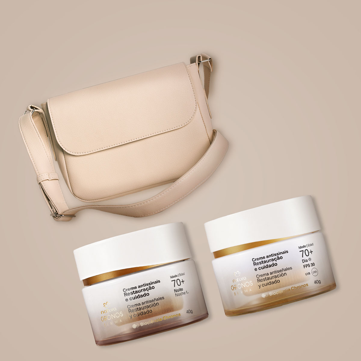 Regalo Natura Chronos Derma Antiseñales con Crossbody 70+