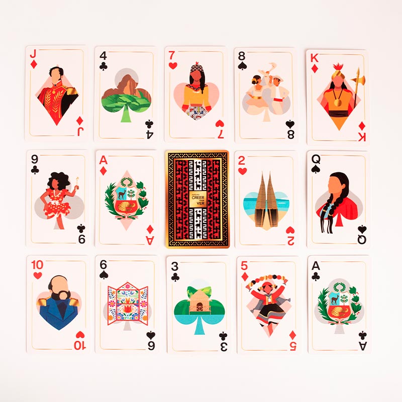 Creer para ver Juego de cartas patrio