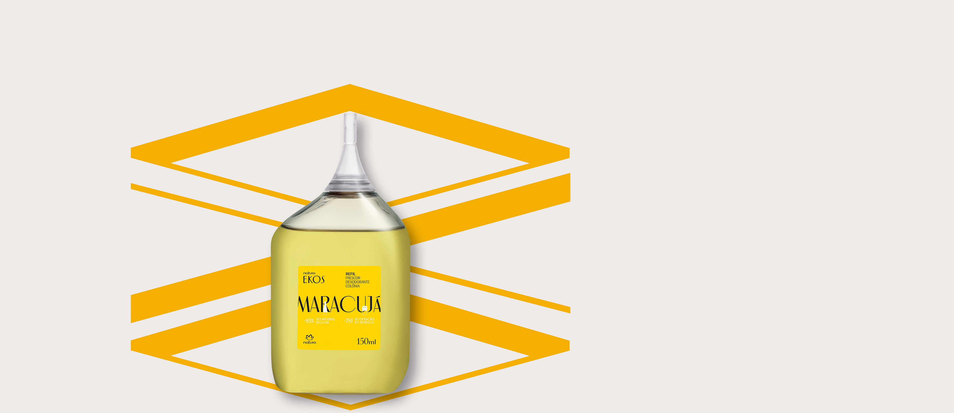 Repuesto Ekos Frescor eau de toilette maracuyá 150 ml