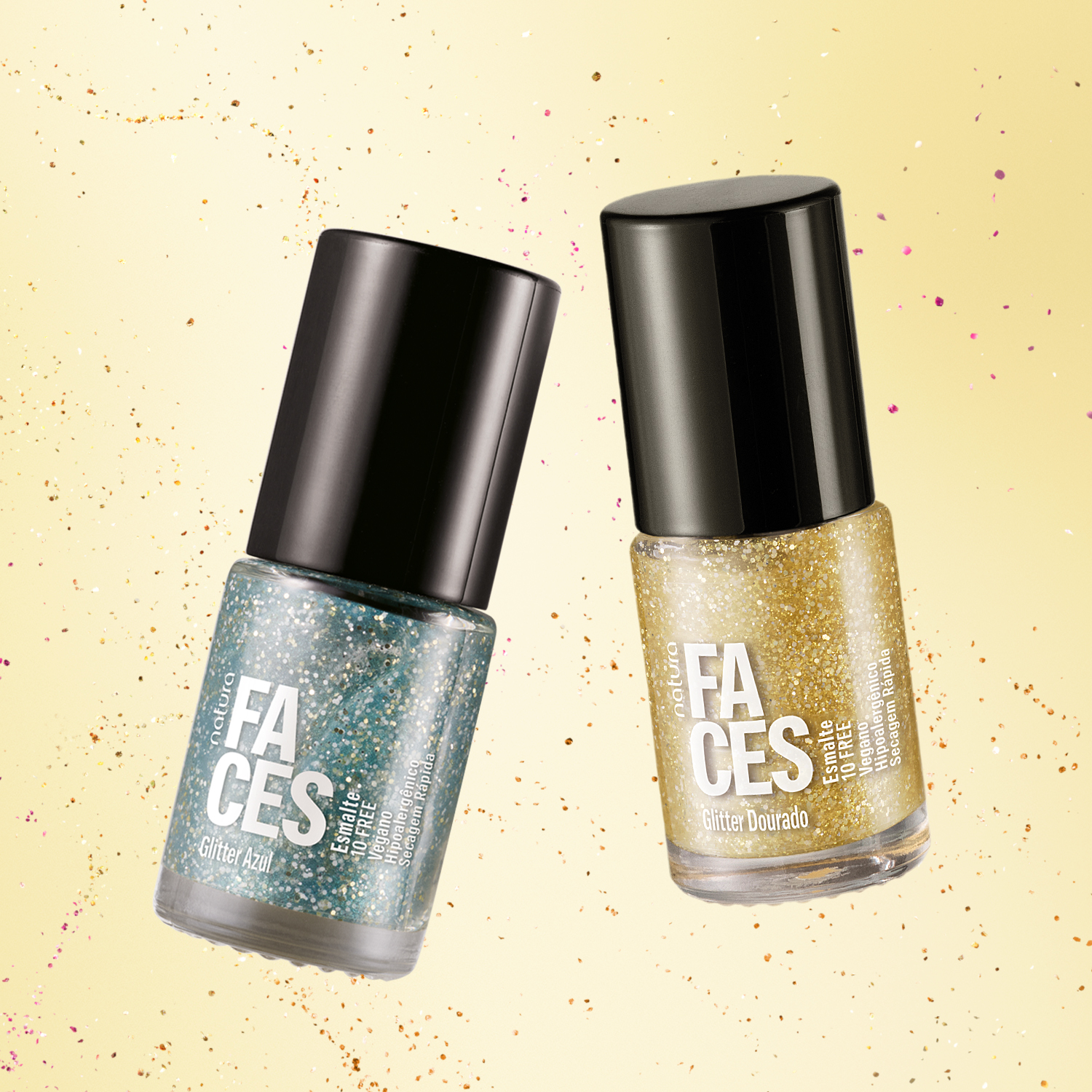 Esmalte Glitter Faces