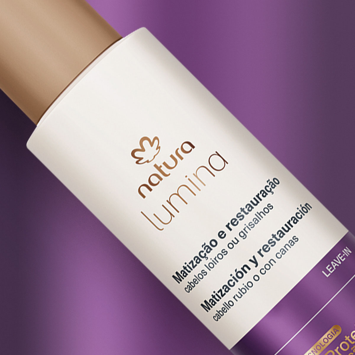 Lumina Fluído matizador multibeneficios rubios y canas 150 ml
