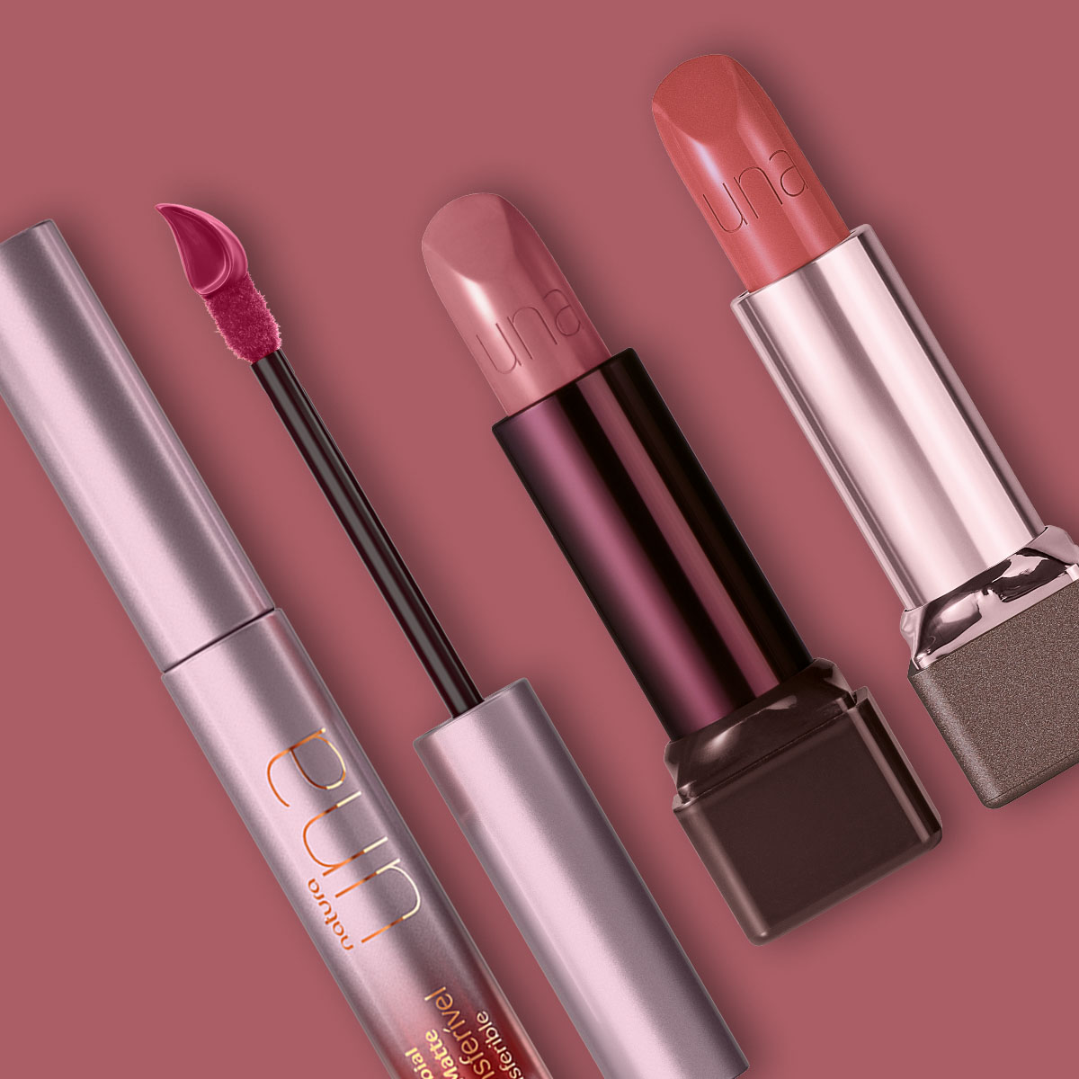 Kit Trío Labiales Rosé Una