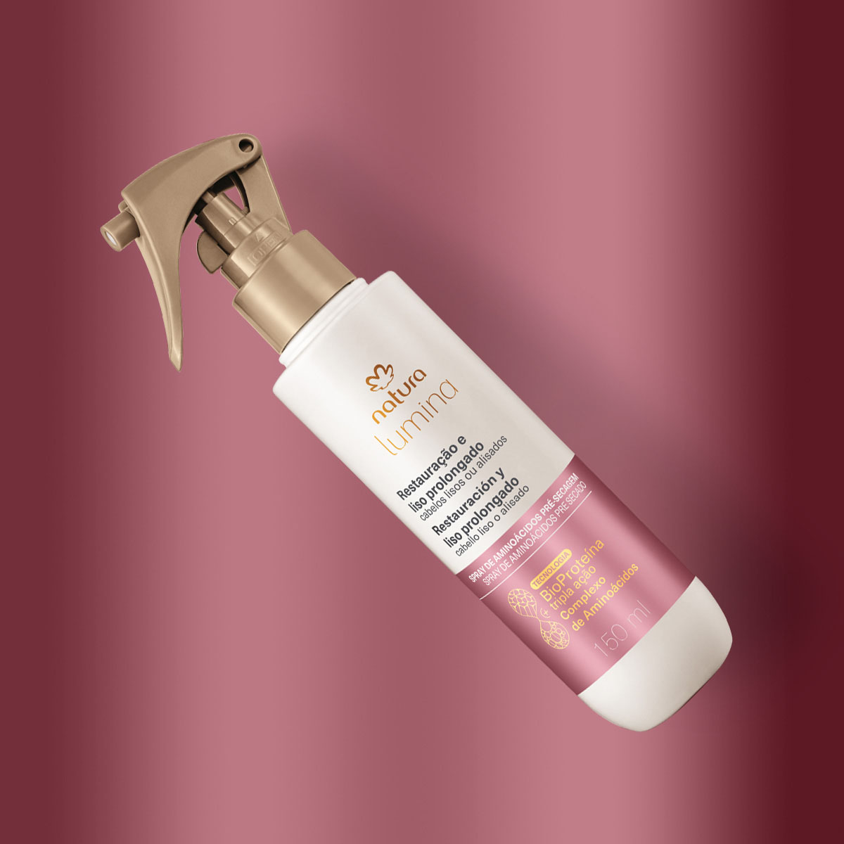 Lumina Spray de aminoácidos pre-secado restauración y lisos prolongados 150 ml