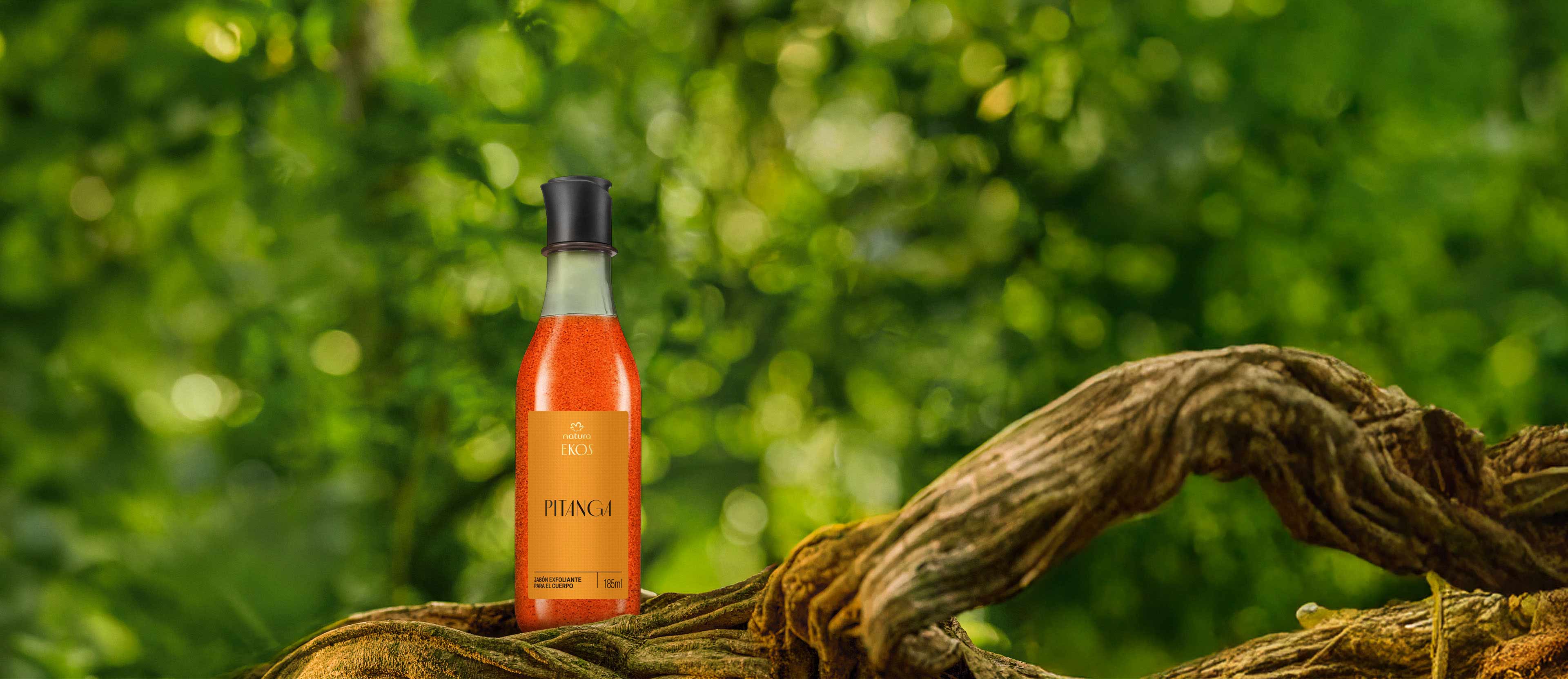 Jabón Líquido Exfoliante para el Cuerpo Ekos Pitanga